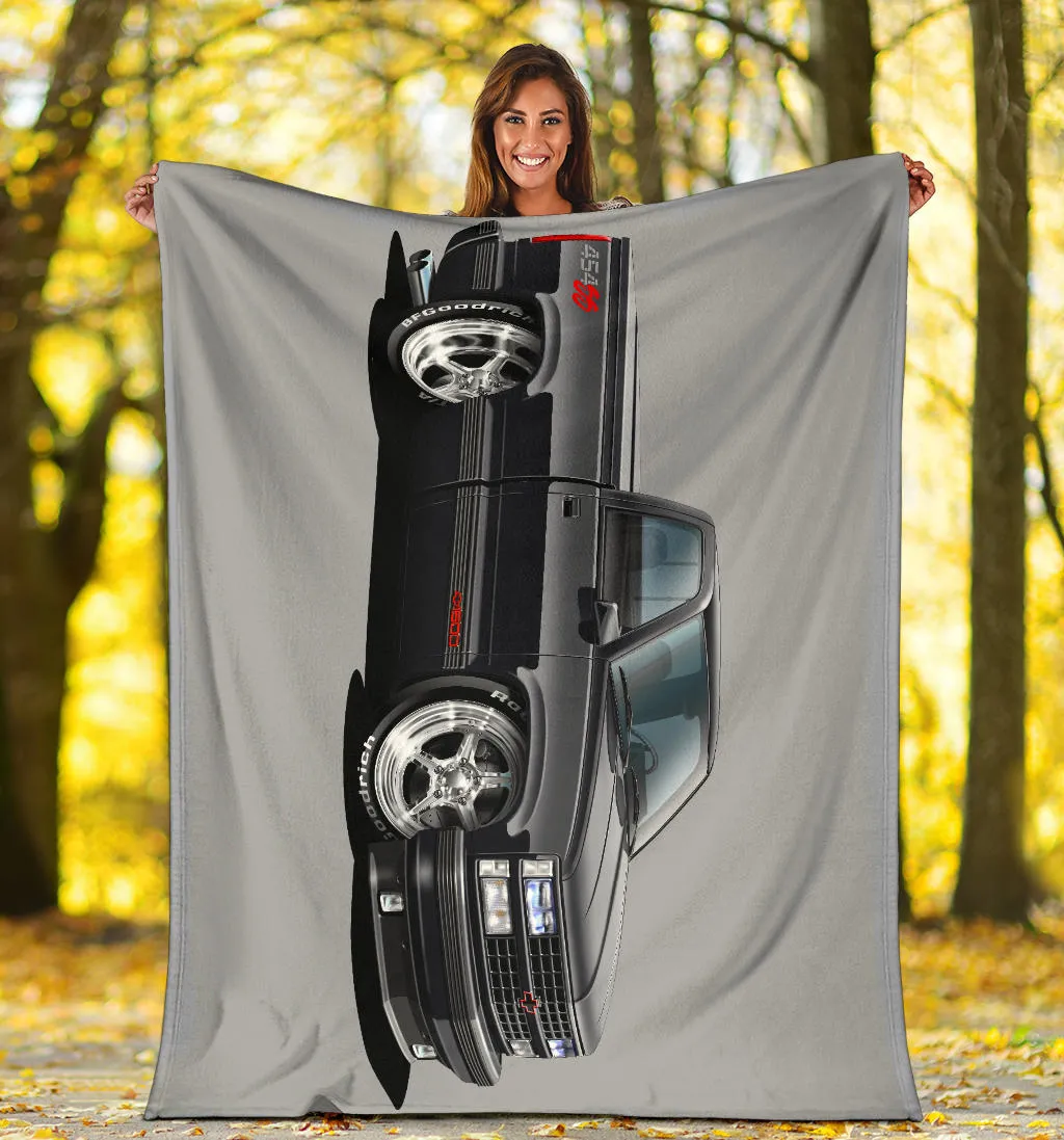 1990 454SS Pickup Truck Car Art Premium Blanket