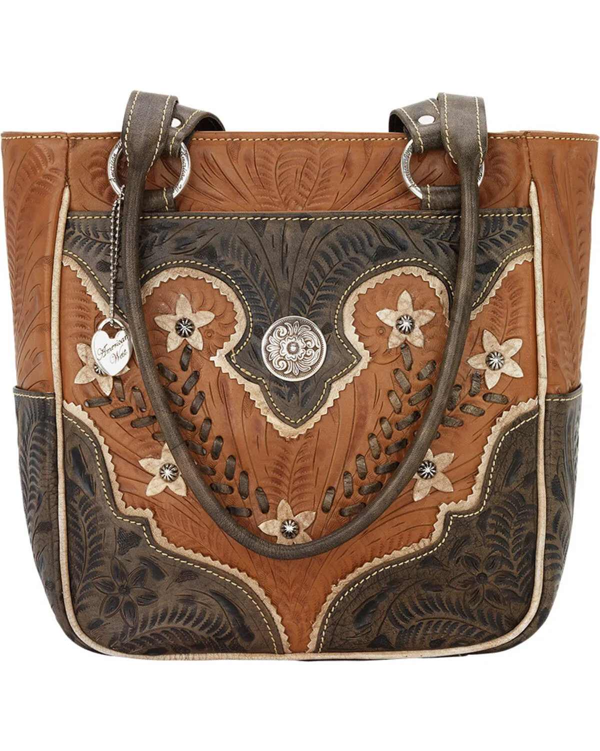 American West Women's Golden Desert Wildflower Tote