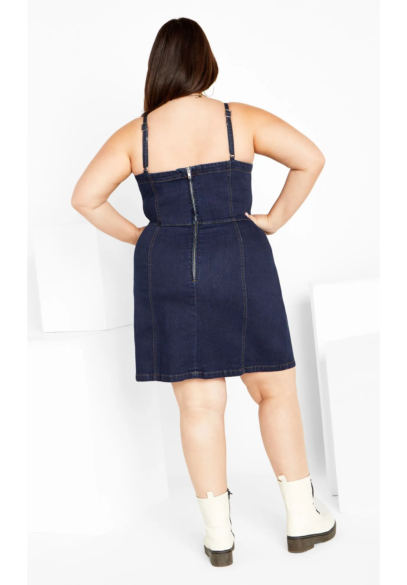 Ashlynn Dress - indigo