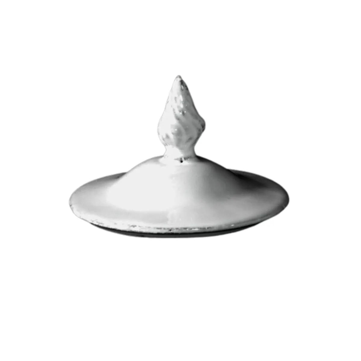 Astier de Villatte   Cande Lid 'Flame' for Ceramic Candles