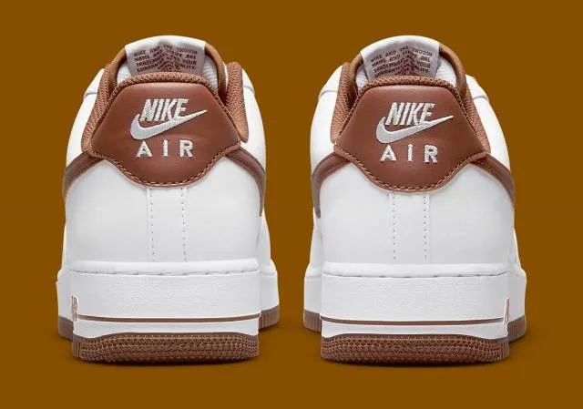 AUTHENTIC NIKE AIR FORCE 1 `07 White Pecan DH7561 100 Me...