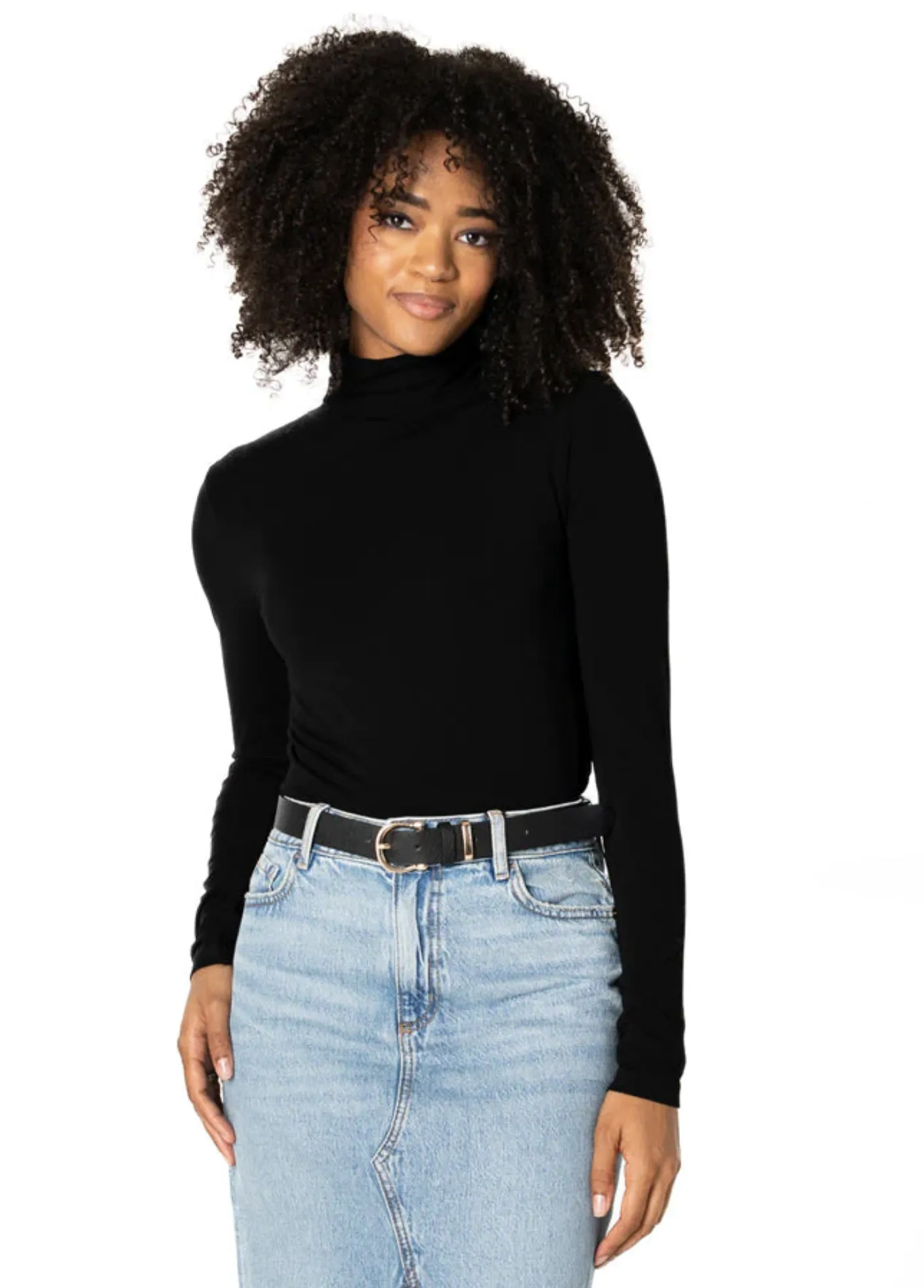 Bamboo Long Sleeve Turtleneck