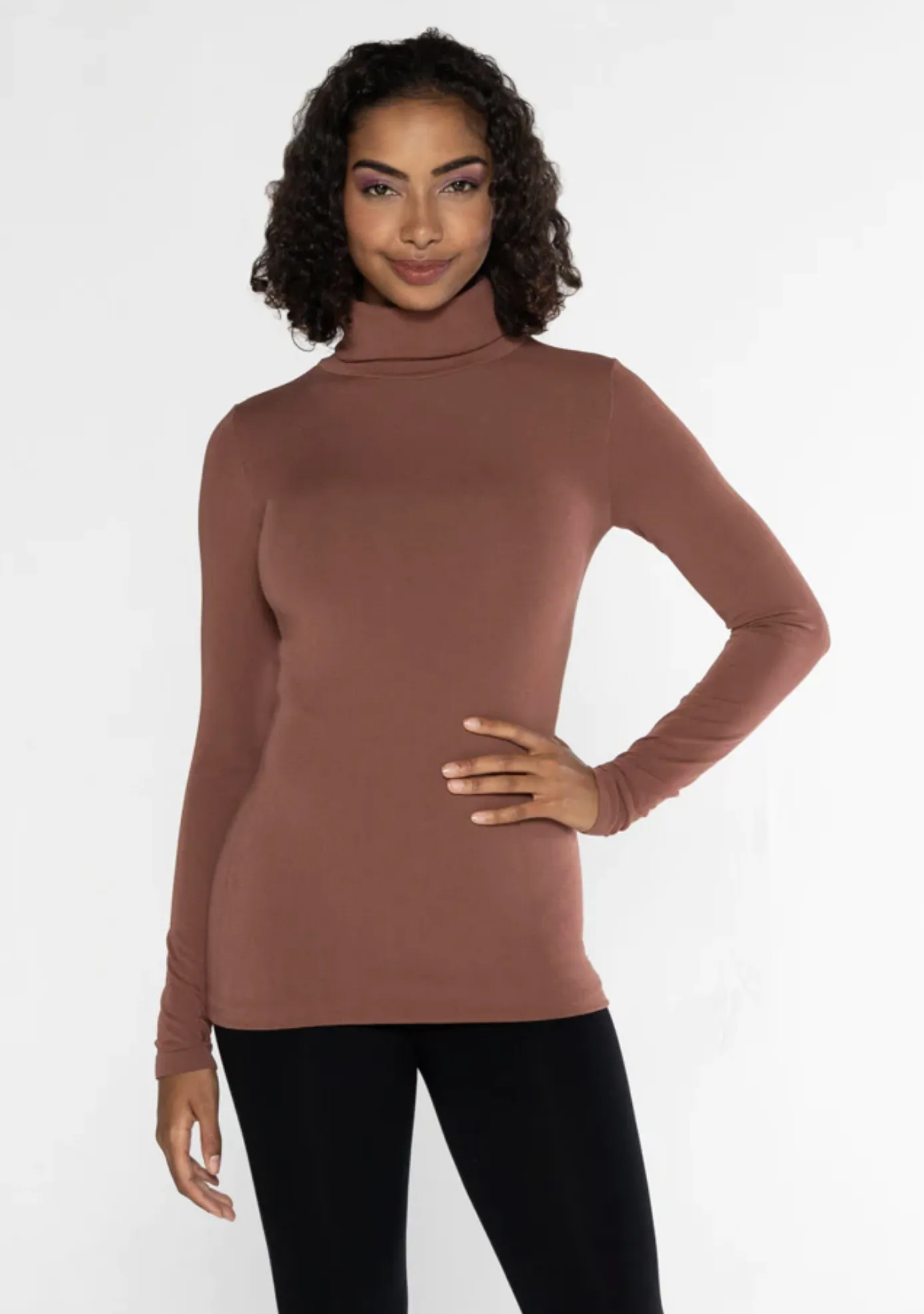 Bamboo Long Sleeve Turtleneck