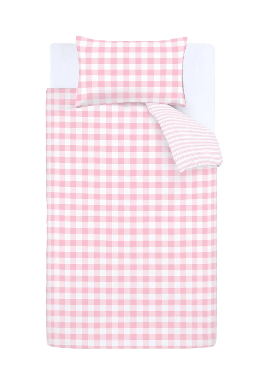 Bianca Fine Linens Check And Stripe Cotton Duvet Cover