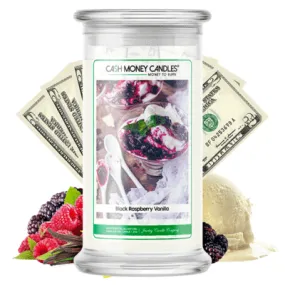 Black Raspberry Vanilla Cash Money Candles Made in USA