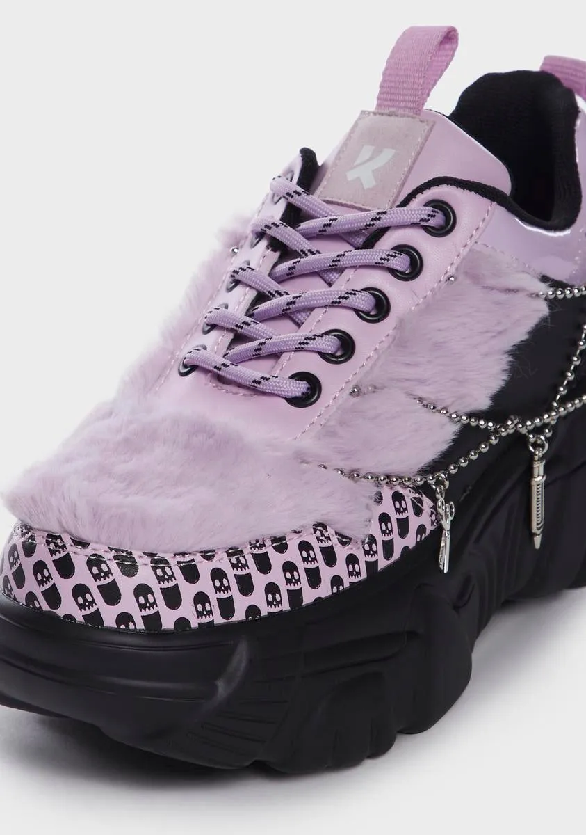 Blackberry Psycho Charm Trainers-