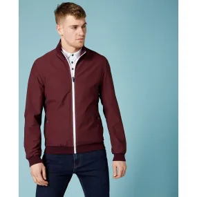 Burgundy Bomber Jacket