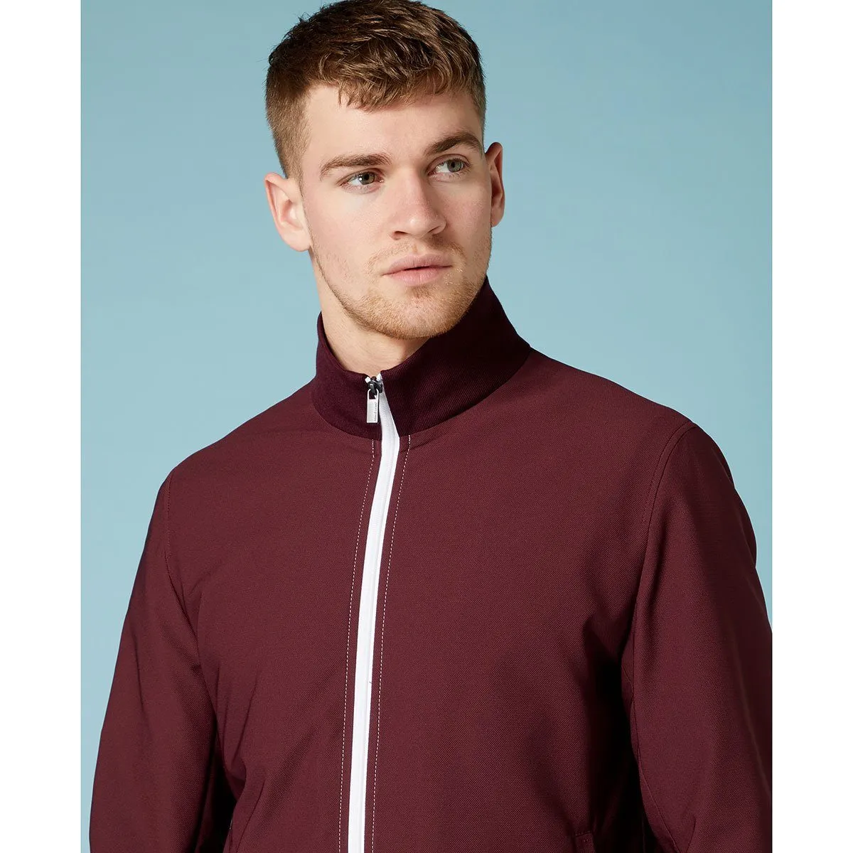 Burgundy Bomber Jacket