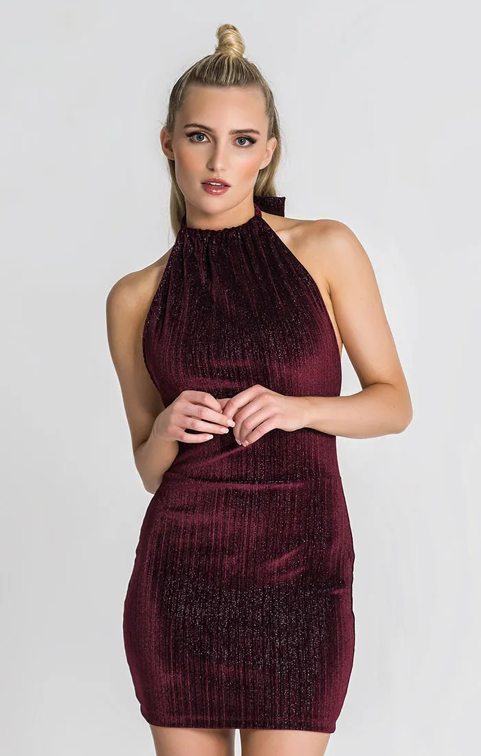 Burgundy Novel Dress