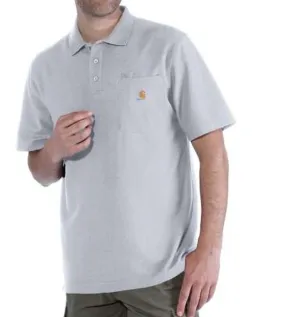 Carhartt Pocket Polo Shirt: Grey: XL