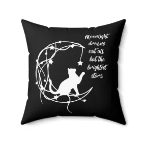 Cat and Moon Pillow