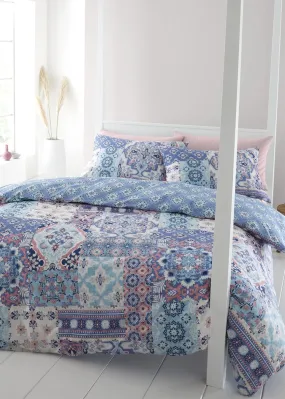 Catherine Lansfield Boho Patchwork Duvet Cover