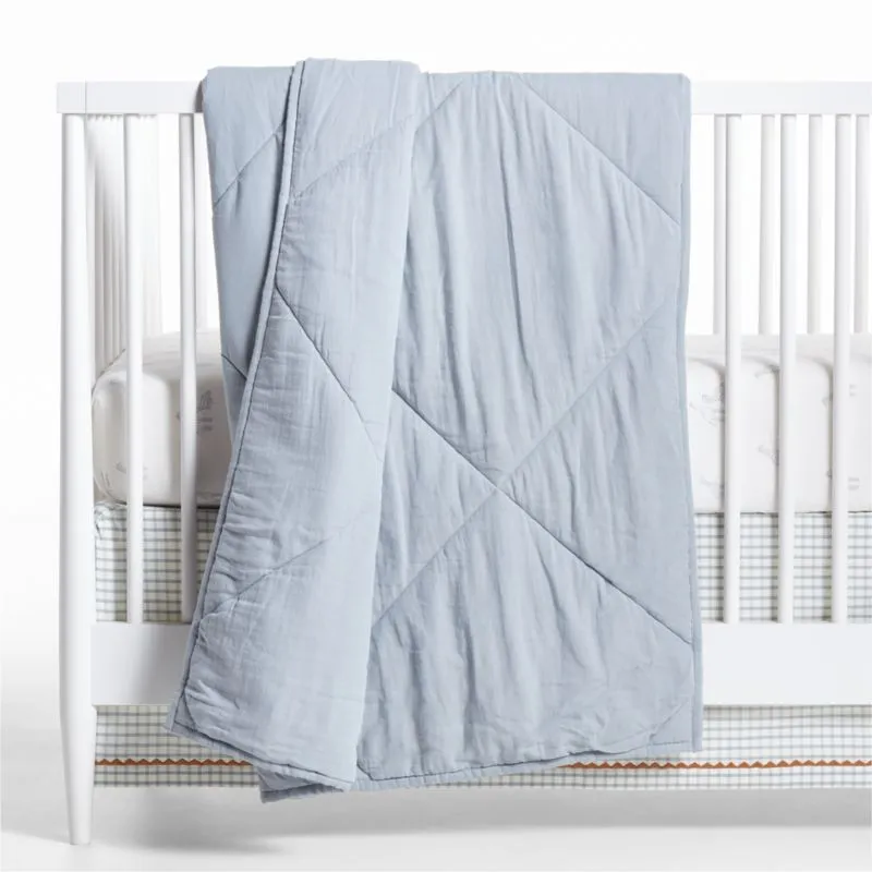 Crate&Barrel Supersoft Giraffe Organic Cotton Baby Crib Fitted Sheet