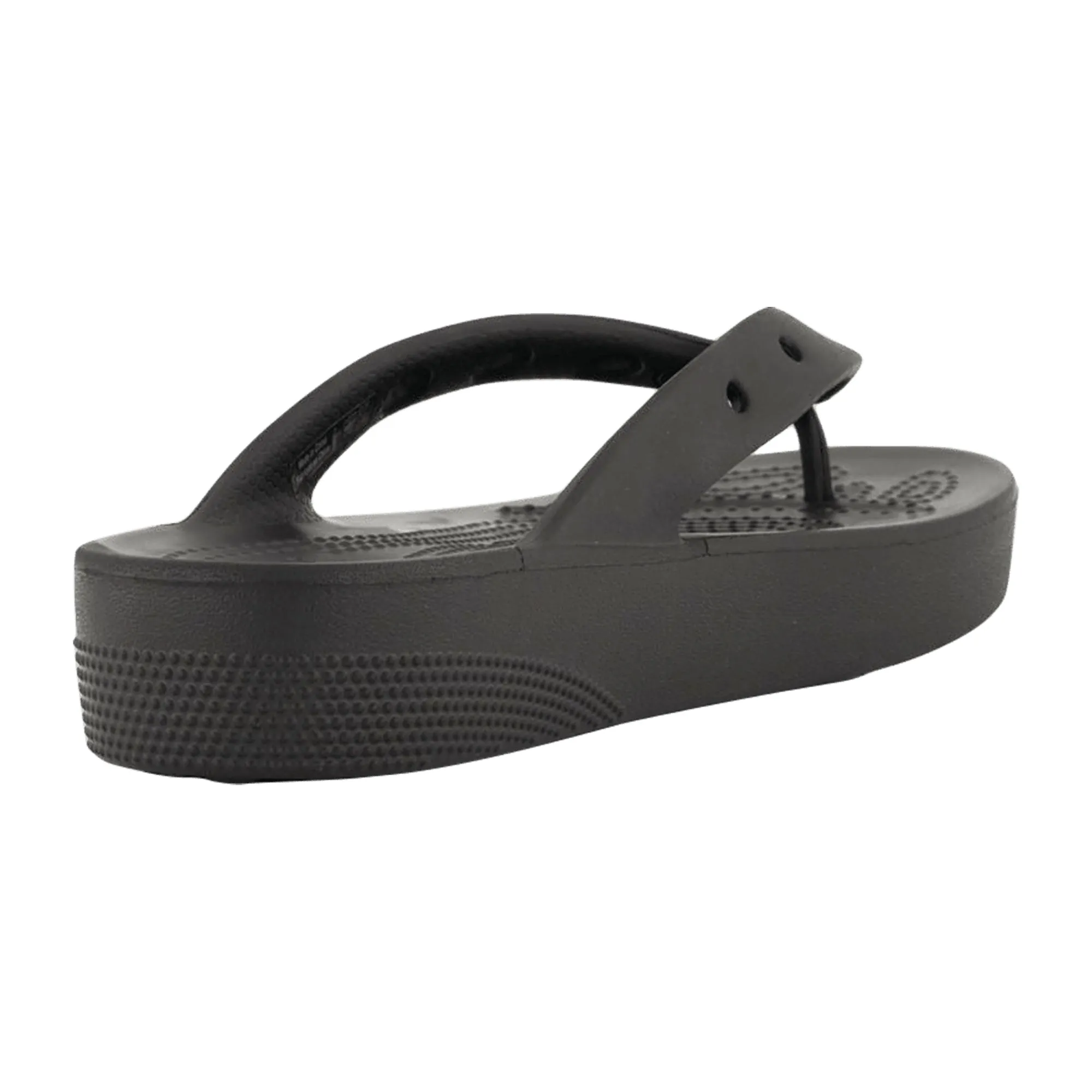 Crocs Classic Platform Flip W Sandals for Women - Trendy Black Flip Flops