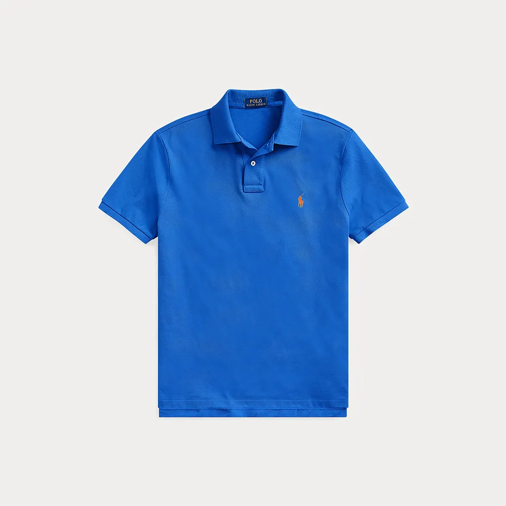 Custom Slim Fit Mesh Polo Shirt