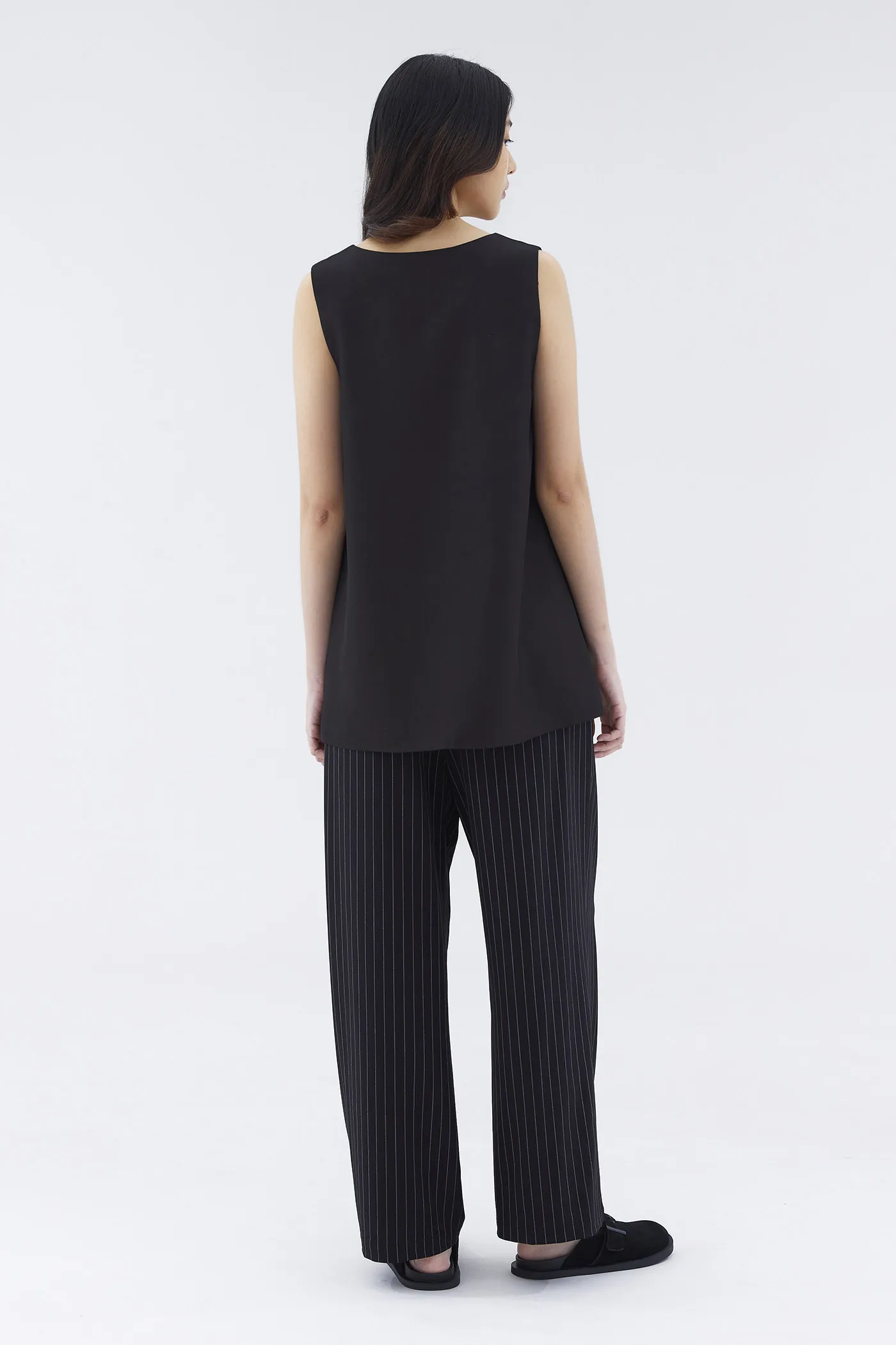 Darelyn Front Tie Longline Vest