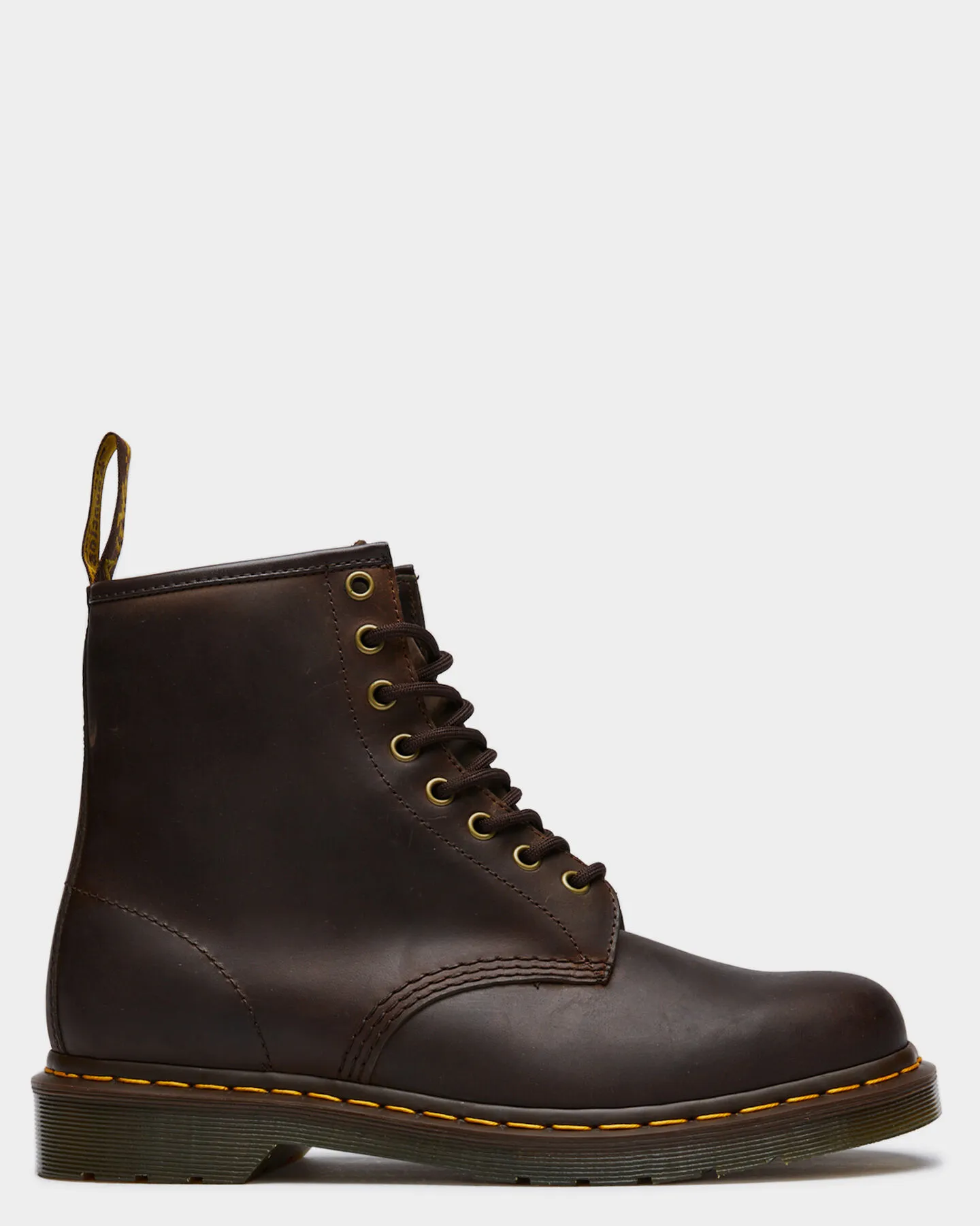 Dr. Martens 1460 8 Eye Boot Dark Brown Crazy Horse - Dark Brown Crazy Horse | SurfStitch