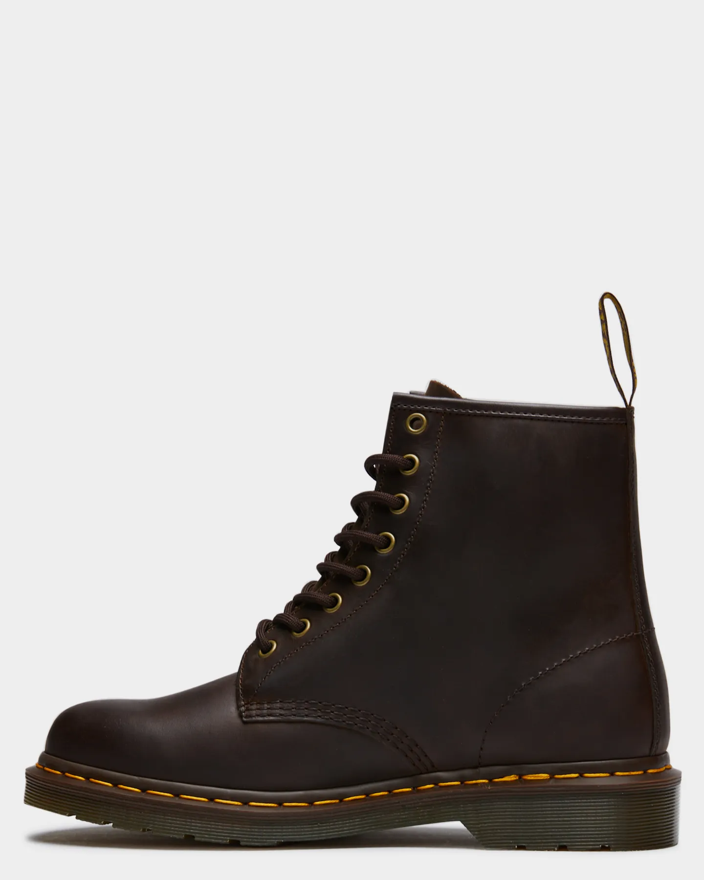 Dr. Martens 1460 8 Eye Boot Dark Brown Crazy Horse - Dark Brown Crazy Horse | SurfStitch