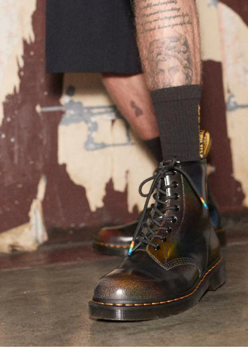 Dr. Martens 1460 For Pride Leather Boots Black Multi