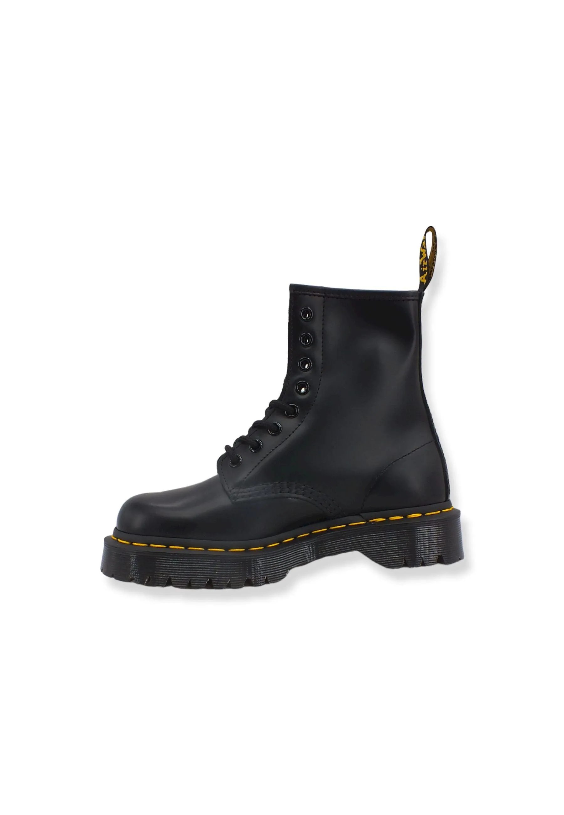 DR. MARTENS Bex Smooth Stivaletto Anfibio Donna 8 Fori Black 1460BEX-25345001