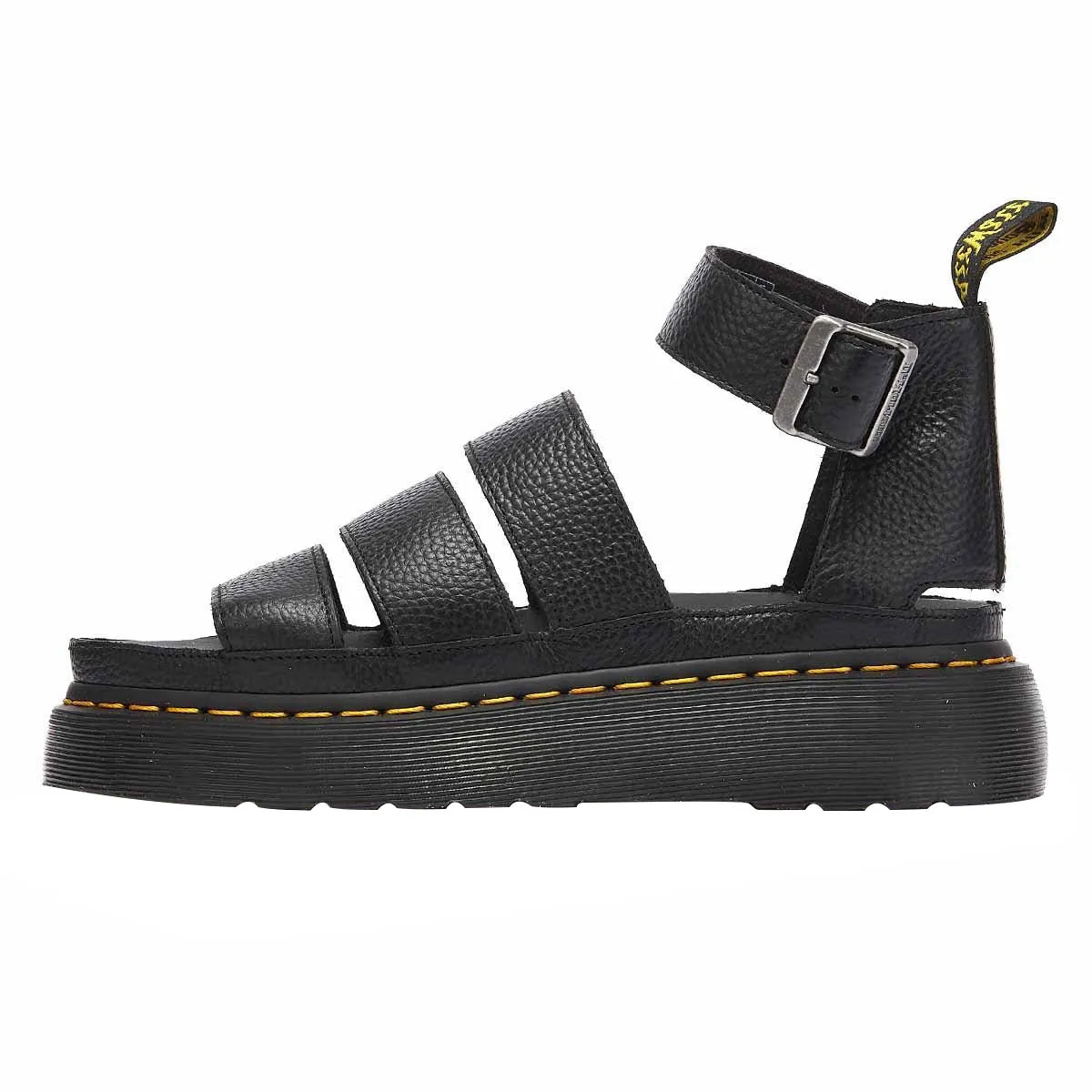 Dr. Martens Clarissa II Quad Womens Black Platform Sandals