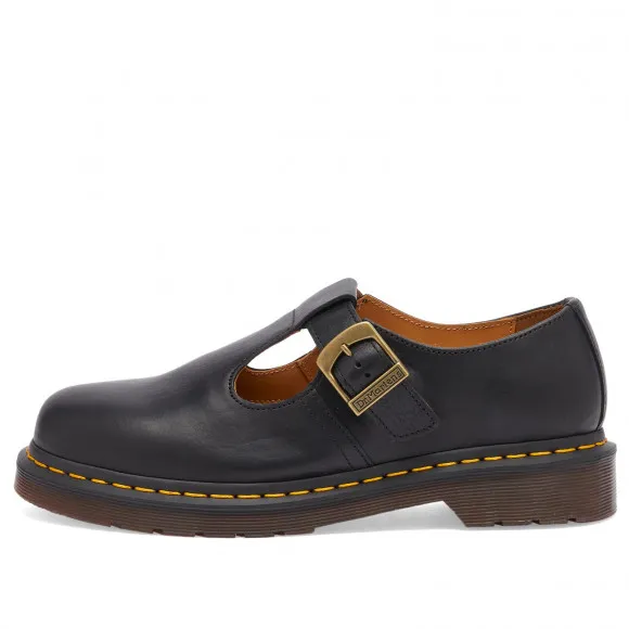 Dr. Martens Women's T-Bar Shoe Regency Calf in Black