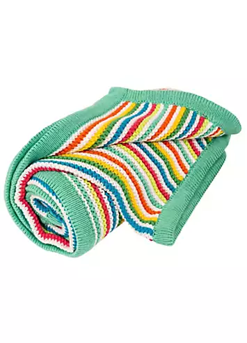 East Coast Nursery Stripe Knitted Blanket | Grattan