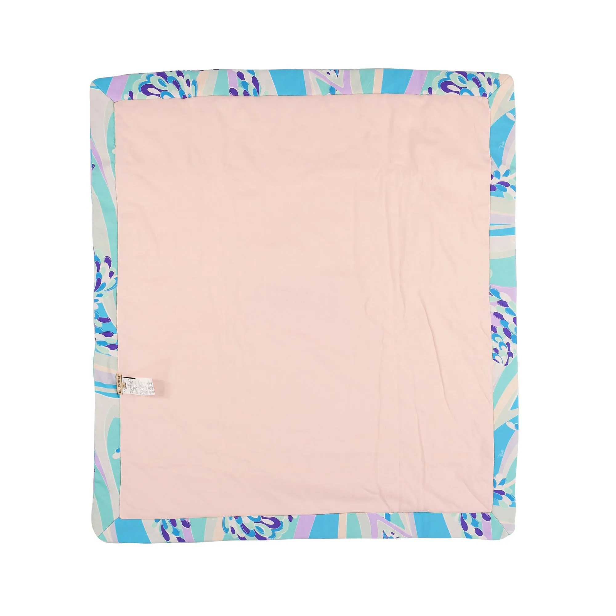 Emilio Pucci Kids Reversible Multicolor Baby Blanket AW22