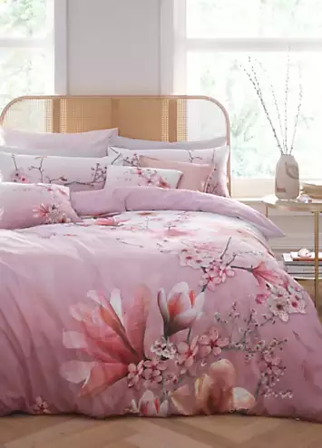 Freemans Home Sakura Cotton 180 Thread Count Printed Duvet Cover Set | Kaleidoscope