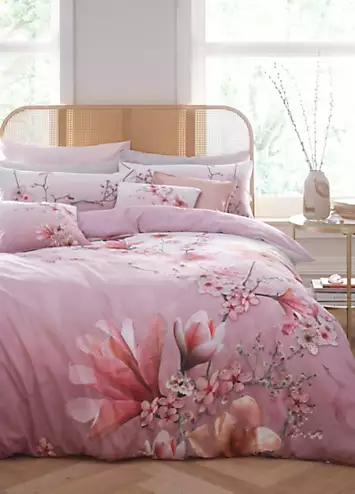 Freemans Home Sakura Cotton 180 Thread Count Printed Duvet Cover Set | Kaleidoscope