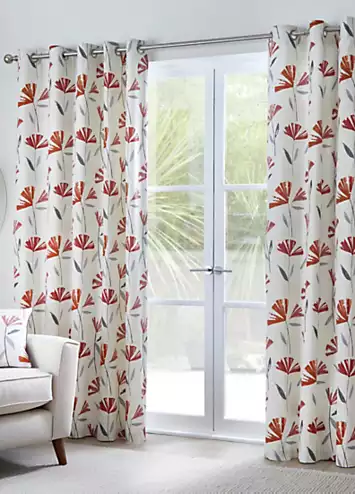 Fusion Dacey Eyelet Lined Curtains | Kaleidoscope