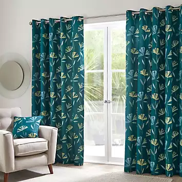 Fusion Dacey Eyelet Lined Curtains | Kaleidoscope