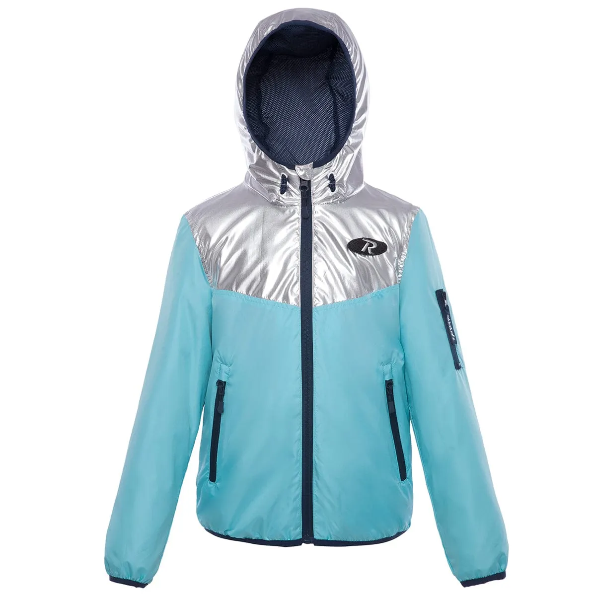 Girls' Lightweight Hooded Windbreaker