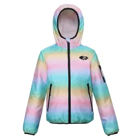 Girls' Lightweight Hooded Windbreaker