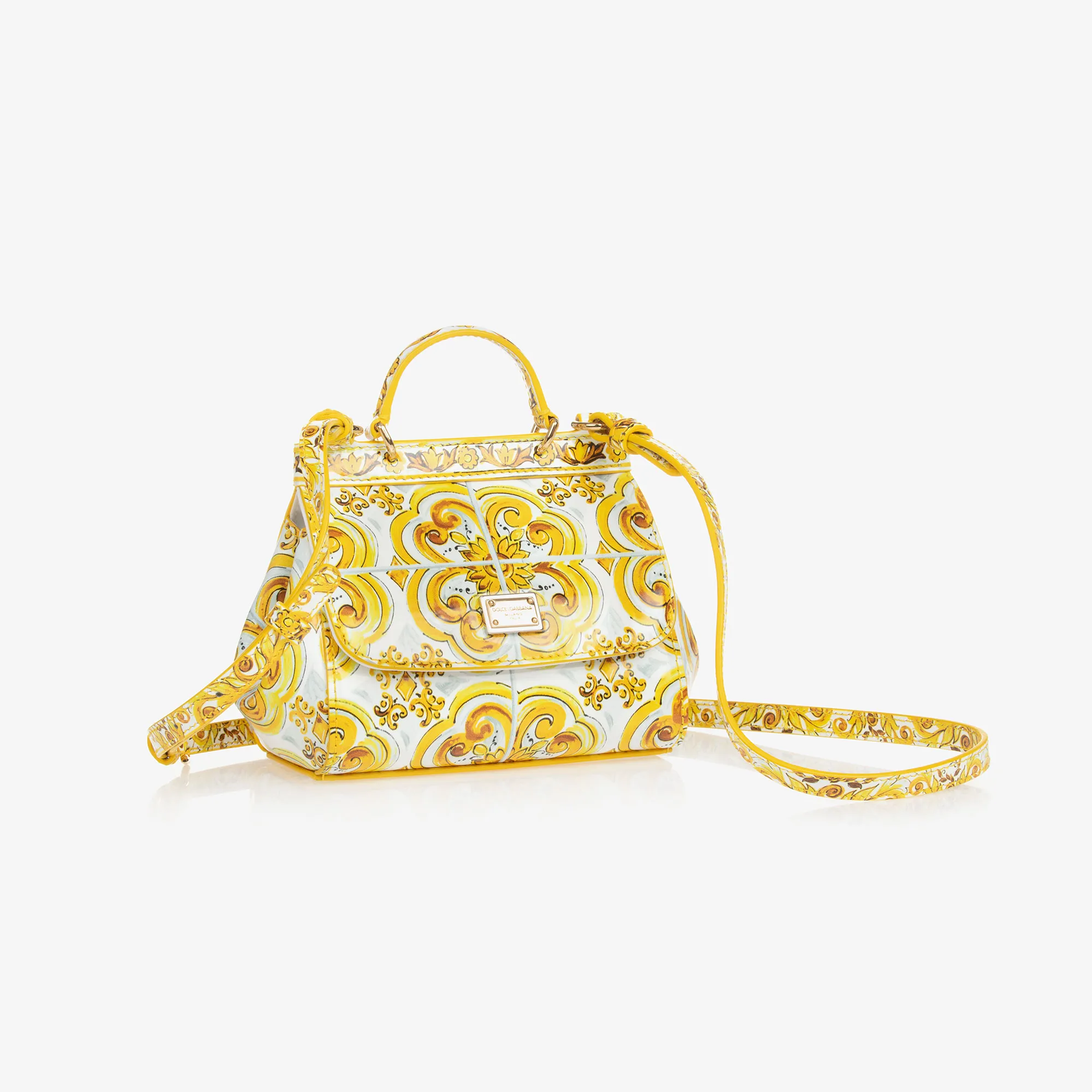 Girls Yellow Majolica Sicily Bag (13cm)