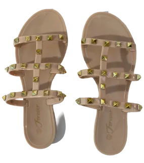 Gladiator Gold Studded Fashion Sandals