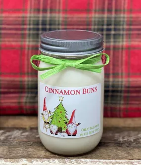 Gnome Christmas Candles - 16 oz Jumbo Soy Wax Candle