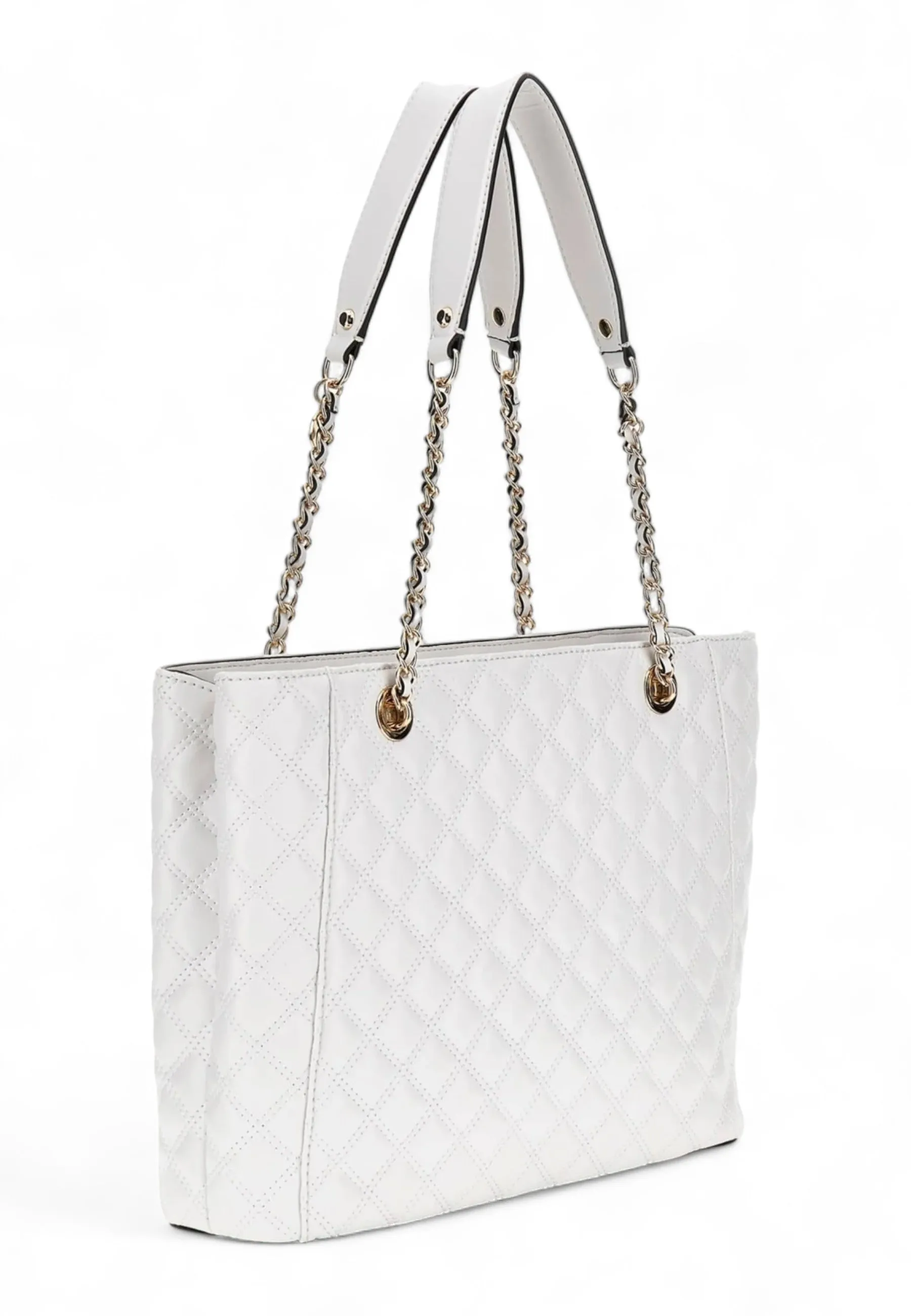 GUESS Giully Borsa Tote Donna White QG874824