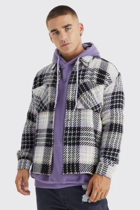 Heavyweight Flannel Boxy Shirt Jacket