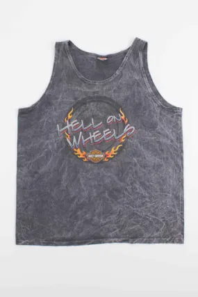 Hell On Wheels Vintage Harley Tank