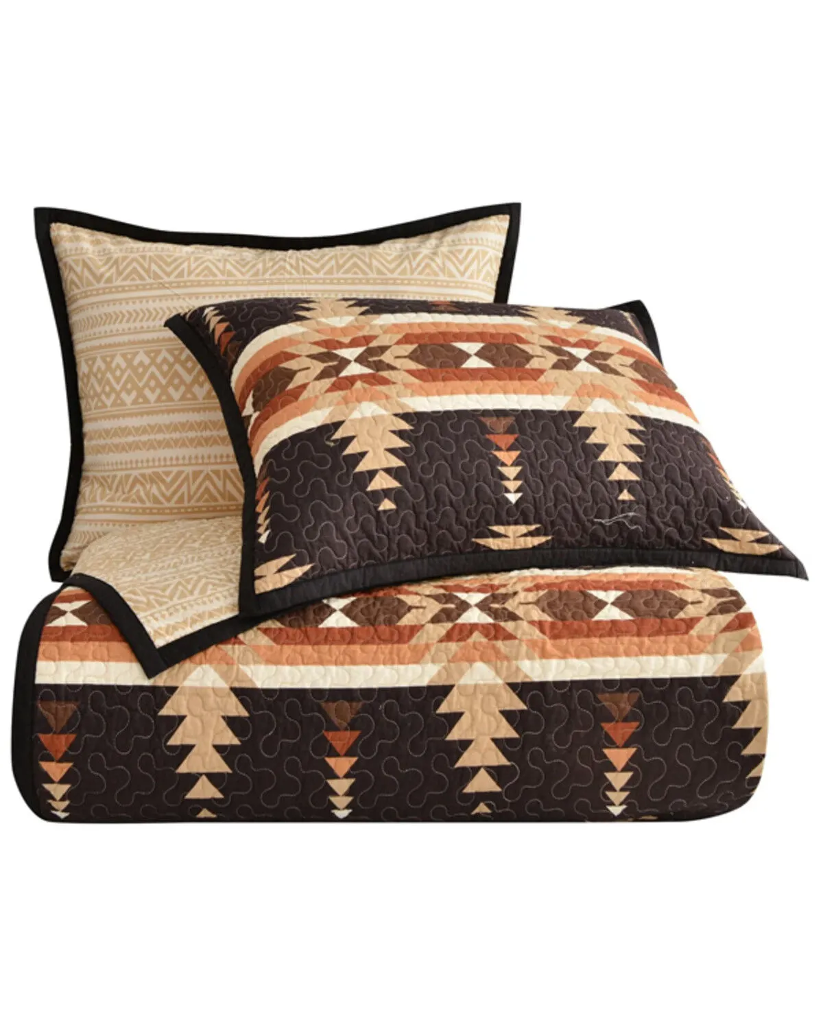 HiEnd Accents Yosemite Reversible 3-Piece King Quilt Set