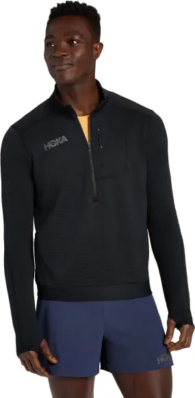 Hoka Men's 1/2 Zip Black | Buy Hoka Men's 1/2 Zip Black here | Outnorth