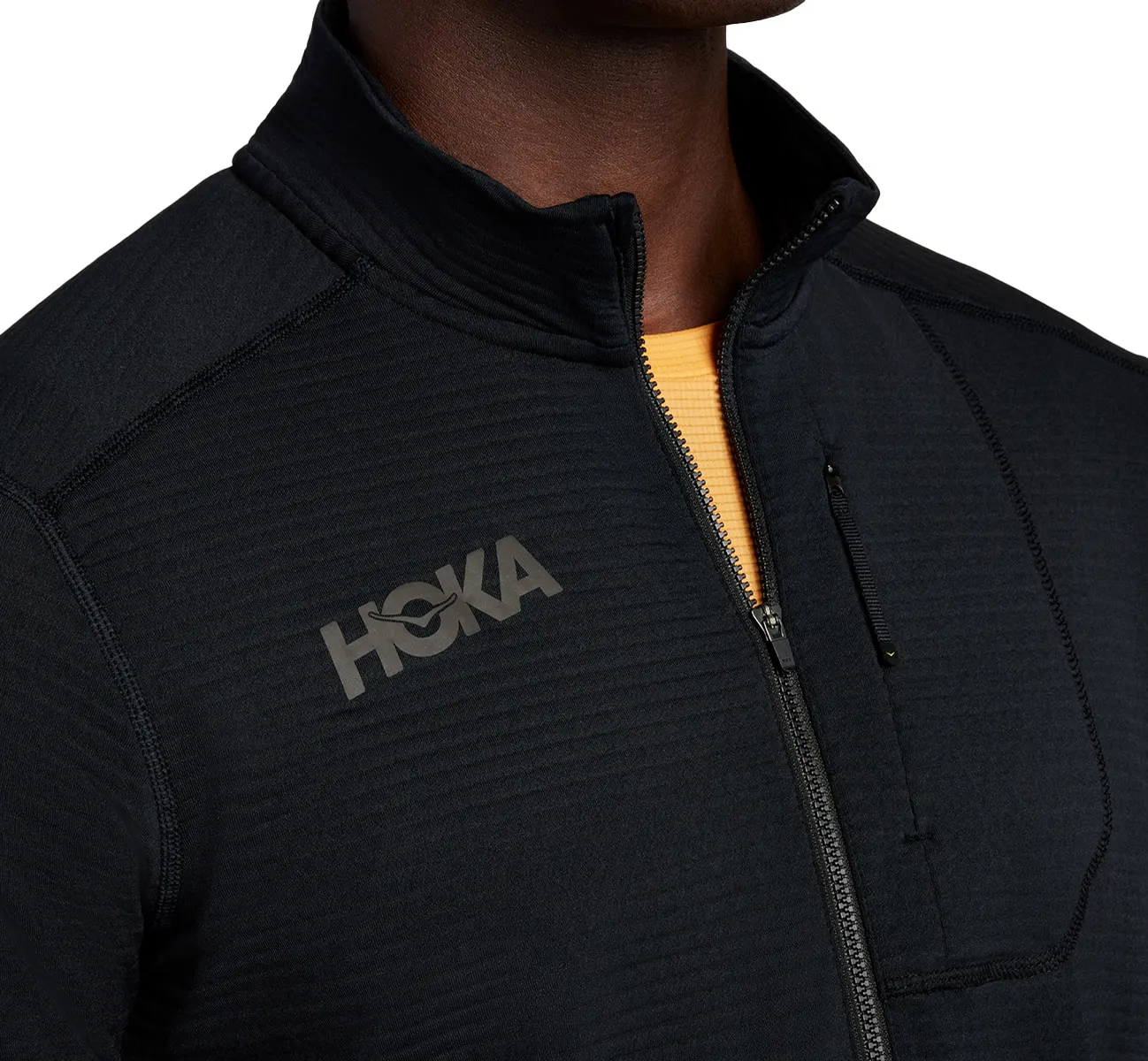 Hoka Men's 1/2 Zip Black | Buy Hoka Men's 1/2 Zip Black here | Outnorth