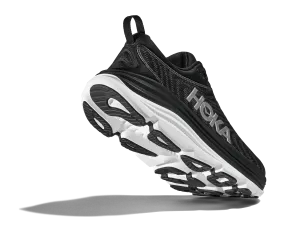 HOKA ONE ONE GAVIOTA 5 - WIDE - BLACK & WHITE - 1134270BWHT