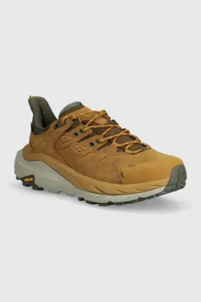 Hoka sneakers Kaha 2 Low GTX brown color