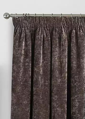 Home Curtains Camden Heavyweight Chenille Blackout Lined Pencil Pleat Curtains | Kaleidoscope