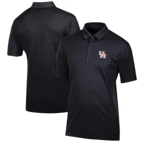 Houston Cougars Black Classic Jacquard Polo