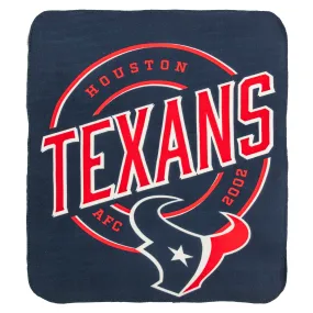 Houston Texans 50 x 60 Campaign Fleece Throw Blanket