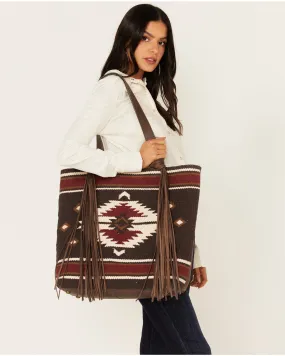 Idyllwind Women's Brown Antioch Pike Fringe Tote