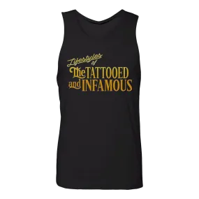 InkAddict Tattooed & Infamous Men's Tank Top